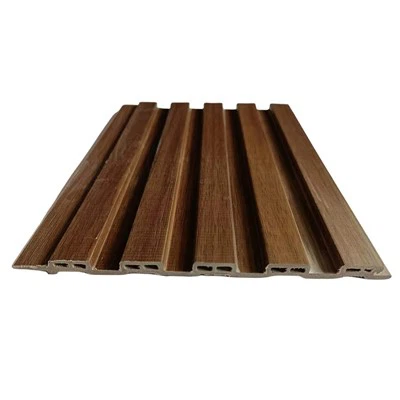 لوحة الحائط المركبة الداخلية WPC المخددة